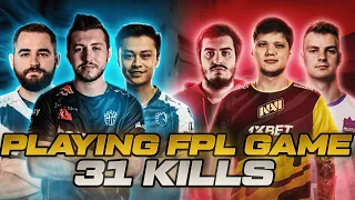 team_XANTARES vs team_s1mple | playing fpl mirage 31 kills