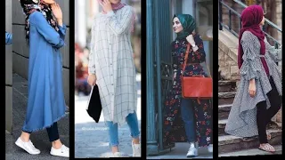 trendy hijab outfits //stylish Outfits with hijab // smart borka