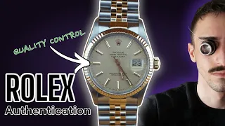 How To Authenticate A Rolex - QUALITY CONTROL