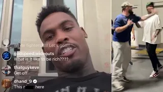 Jermell Charlo Reacts to Caleb Plant SLAPPING his Twin brother Jermall Charlo