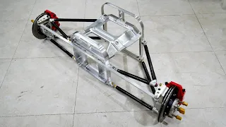 The front suspension of a racing car of my project