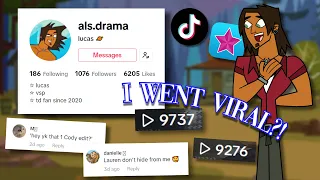 going undercover as a TOTAL DRAMA editor on TikTok for ONE WEEK! (i blew up?!)