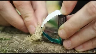 Making fire with chewing gum?