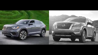 Новый Nissan Pathfinder 2022 vs Volkswagen Teramont  Подробный сравнительный тест!!!!!