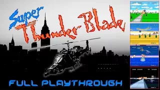 Super Thunder Blade - Mega Drive / Genesis (Playthrough @ 60fps)