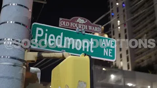 Atlanta Street Sign Stock Footage 1080HD