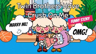 Twin Brothers Have a Crush On Me 😱🤧💖 Funny Toca Story | Toca Boca