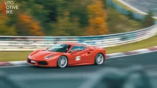 FERRARI 488 GTB RACING ON THE NÜRBURGRING