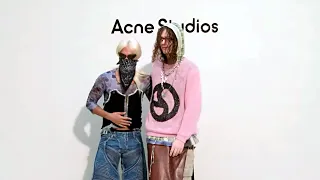 bladee & ecco2k at Acne Studios SS24 show