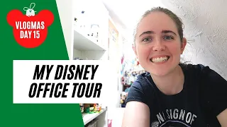 My Disney Themed Office Tour | How I Turned a Walk in Closet into an Office