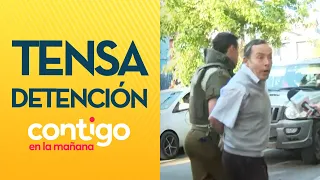 "¡NO LE ESTOY PREGUNTANDO!": La tensa detención de conductor en Providencia - Contigo en la Mañana