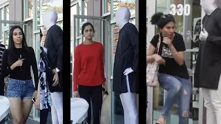 Part 3- Mannequin Scare Prank On Indian Women- Speaks Punjabi!