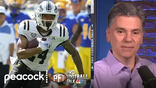 NFL Combine: How prospect Skyy Moore switched to WR in college (FULL INTERVIEW) | PFT | NBC Sports