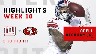 OBJ Hauls in 2 TDs vs. 49ers!