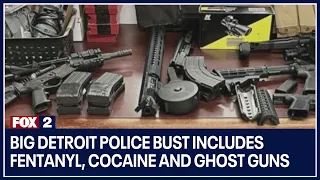 Big Detroit police bust includes fentanyl, cocaine and ghost guns