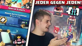 JEDER GEGEN JEDEN! | Trymacs vs Flobby vs Chefstrobel vs BigSpin! | Mirror Challenge! |Clash Royale