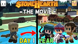 I Spent a Year Making a Happy Military Utopia In Stonehearth! | Full Playthrough / Movie