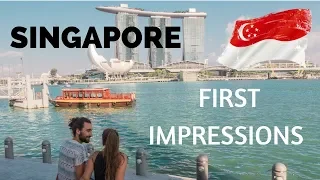 FLYING INTO SINGAPORE - FIRST IMPRESSIONS