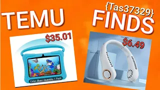 TEMU FINDS -KIDS TABLET ,NECK FAN & PORTABLE SEWING MACHINE & MORE TEMU SENT ME FREE ITEMS TO REVIEW