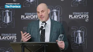 Rick Tocchet shares his thoughts on tonight's game and the opportunity of playing a Game 7 /18.05.24