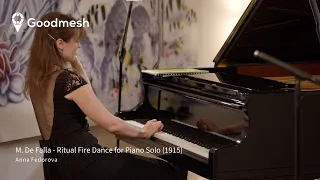 Anna Fedorova - M. De Falla - Ritual Fire Dance for Piano Solo (1915)