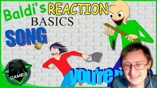 BALDI'S BASICS SONG (YOU'RE MINE) | LYRIC VIDEO | DAGames | RUSSIAN REACTION