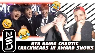 NSD REACT | 'BTS Being Chaotic Crackheads in Award Shows'