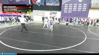 113 Lbs Quarterfinal - Kellen Wolbert, Askren Wrestling Academy Lake Country Vs Nick Dardanes, Bea