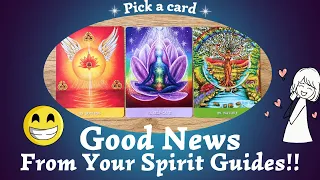 Good News From Your Spirit Guides!👏🍀☀️⎜Pick a card ⎜Timeless reading