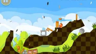 Angry Birds Seasons Level 1-8 - Mighty Eagle - 100% - Total Destruction - Easter Eggs