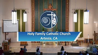 Feast of the Exaltation of the Holy Cross, Sept. 14, 2023, 12:!5 PM Mass #HolyFamilyArtesia