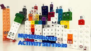 Let’s unbox and build the complete Numberblocks Activity Set 1 to 20 || Mathlink cubes