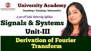 SS46: Derivation of Fourier Transform from Fourier Series