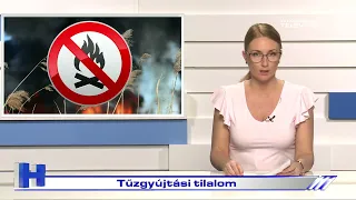 Tűzgyújtási tilalom – ZTV Híradó 2022-03-11