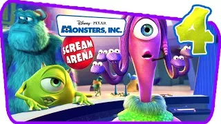 Monsters, Inc. Scream Arena Walkthrough Part 4 (Gamecube) Arena 4: Monsters Inc Lobby
