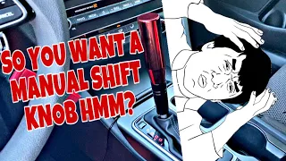 Swapping Your Automatic Shift Knob for a Manual Shift Knob (SOO EASY!!) [SickSpeed Adapter]