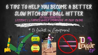 Six Tips to Help You Become a Better Slowpitch Softball Hitter