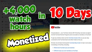 How to get monetized on YouTube faster? | How to get Watch Hour Fast - YouTube Tutorials