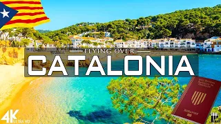 FLYING OVER CATALONIA (4K UHD) - Wonderful Natural Landscape With Calming Music For New Fresh Day 4K