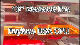 How to fix a Macbook Pro 2019 with defective CPU replaced BGA CPU