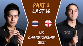 NOPPON SAENGKHAM VS RONNIE O'SULLIVAN | PART 2 | UK CHAMPIONSHIP 2021 | SNOOKER 2021