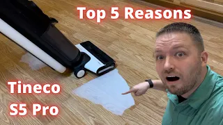 Top 5 Reasons Why I Chose the Tineco FloorOne S5 Pro Wet Dry Vacuum Mop (Floor Washer)
