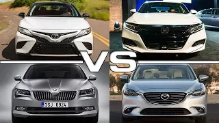 Toyota Camry vs Honda Accord vs Skoda Superb vs Mazda 6