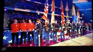 NBA, Joint Armed Forces Color Guard!