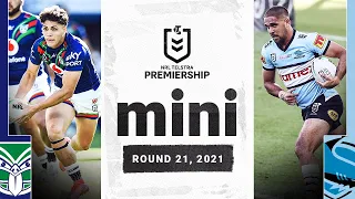 Shoes in the stands, sin bins and the rest | Warriors v Sharks Match Mini | Round 21, 2021 | NRL