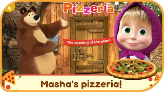 Masha and the Bear Pizzeria Game! Pizza Maker Game #1 | DEVGAME KIDS games  | Pretend Play | Hayday