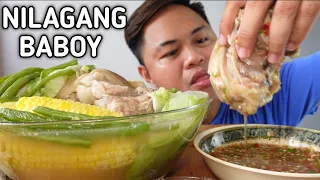 NILAGANG PATA AT BUTO BUTO NG BABOY | MELT IN YOUR MOUTH | INDOOR COOKING | MUKBANG PHILLIPINES
