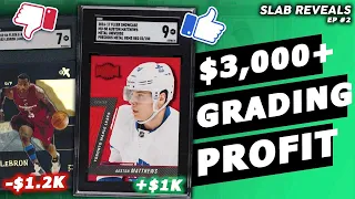 PROFITING $3,000+ Grading Sports Cards With Only TWO 10's! | SGC Slab Reveal