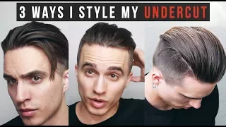 3 Different Ways I Style My Undercut + Hair Length Update! [1/19/18]