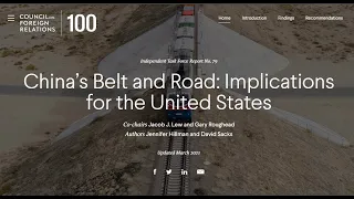 China's Belt and Road Initiative feat. Jennifer Hillman (CFR)